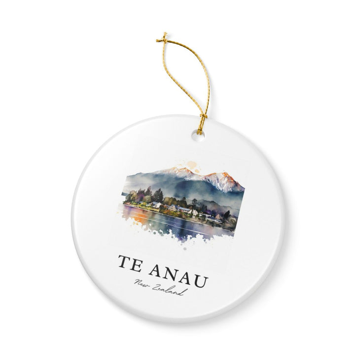 Te Anau New Zealand Ornament: Unique Te Anau Souvenir, Te Anau New Zealand Xmas Decor, and Authentic Te Anau Gift