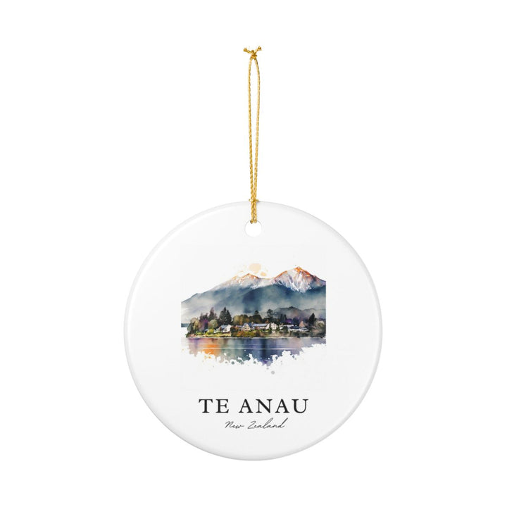 Te Anau New Zealand Ornament: Unique Te Anau Souvenir, Te Anau New Zealand Xmas Decor, and Authentic Te Anau Gift