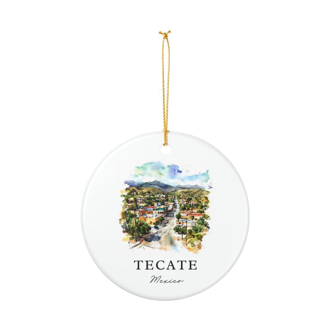 Tecate Mexico Ornament: Unique Tecate Mexico Souvenir, Tecate Mexico Xmas Decor, and Authentic Tecate Mexico Gift
