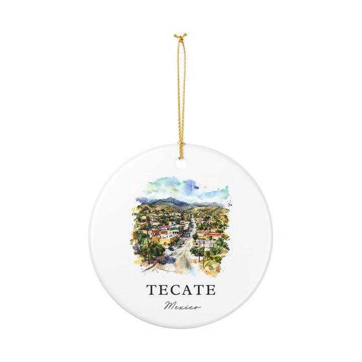 Tecate Mexico Ornament: Unique Tecate Mexico Souvenir, Tecate Mexico Xmas Decor, and Authentic Tecate Mexico Gift