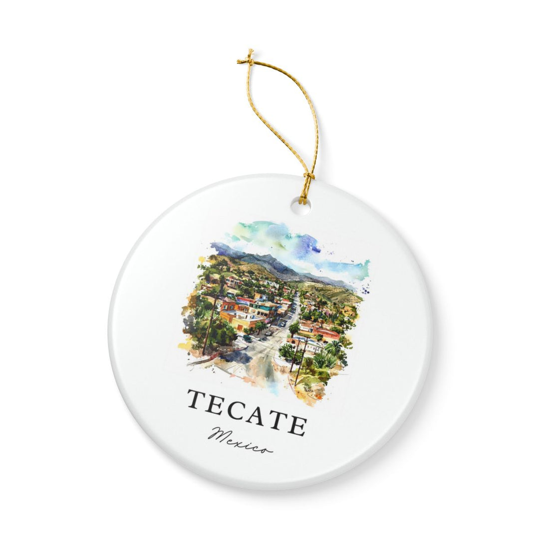 Tecate Mexico Ornament: Unique Tecate Mexico Souvenir, Tecate Mexico Xmas Decor, and Authentic Tecate Mexico Gift