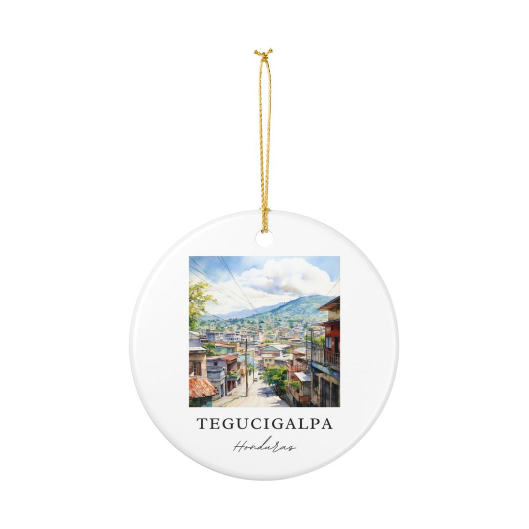 Tegucigalpa Honduras Ornament: Unique Tegucigalpa Honduras Souvenir, Tegucigalpa Honduras Xmas Decor, and Authentic Tegucigalpa Honduras Gift