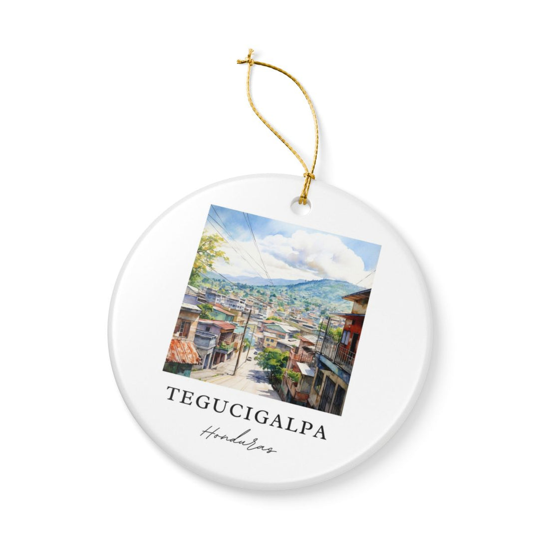Tegucigalpa Honduras Ornament: Unique Tegucigalpa Honduras Souvenir, Tegucigalpa Honduras Xmas Decor, and Authentic Tegucigalpa Honduras Gift