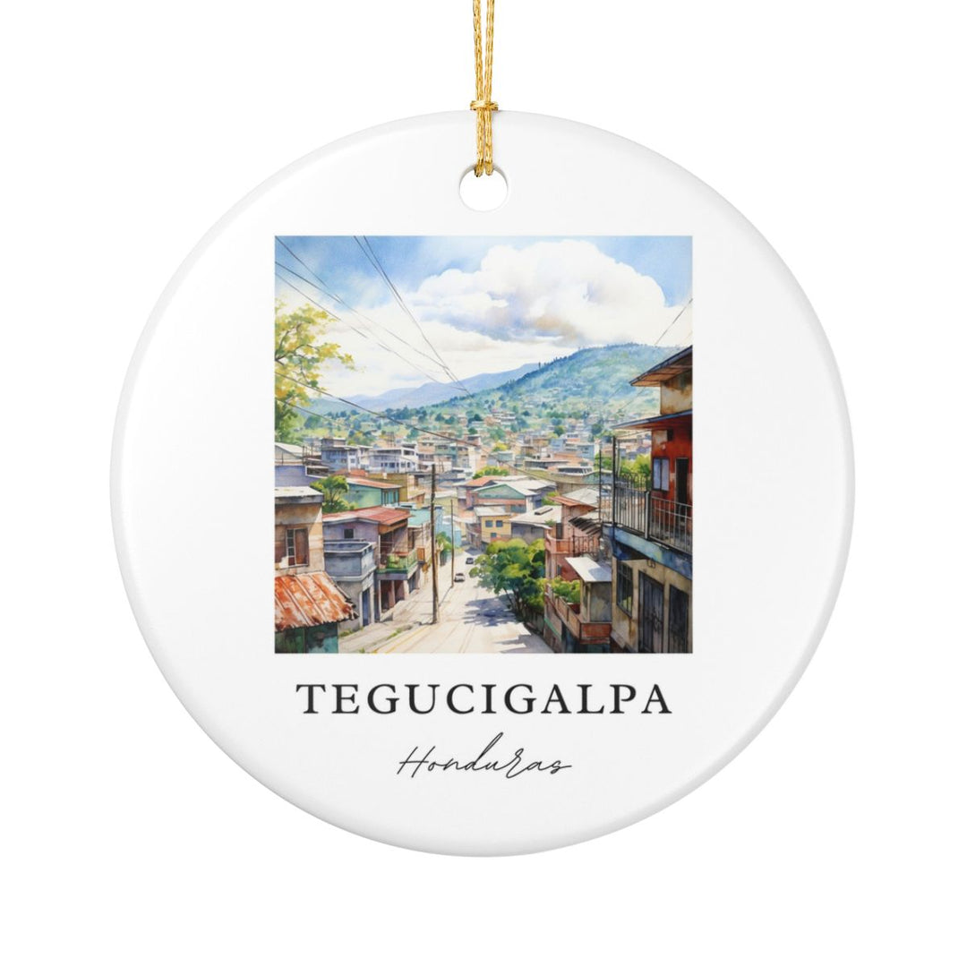 Tegucigalpa Honduras Ornament: Unique Tegucigalpa Honduras Souvenir, Tegucigalpa Honduras Xmas Decor, and Authentic Tegucigalpa Honduras Gift