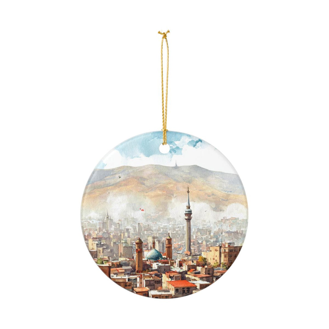 Tehran Iran Ornament: Unique Tehran Souvenir, Tehran Iran Xmas Decor, and Authentic Tehran Gift