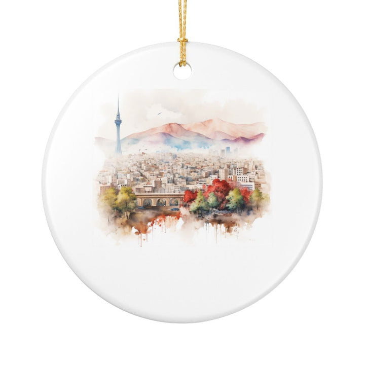Tehran Iran Ornament: Unique Tehran Souvenir, Tehran Iran Xmas Decor, and Authentic Tehran Gift