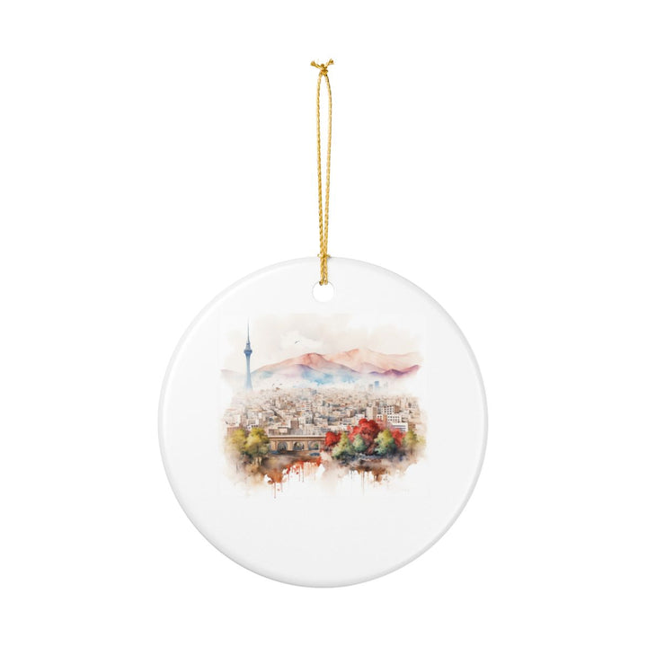 Tehran Iran Ornament: Unique Tehran Souvenir, Tehran Iran Xmas Decor, and Authentic Tehran Gift