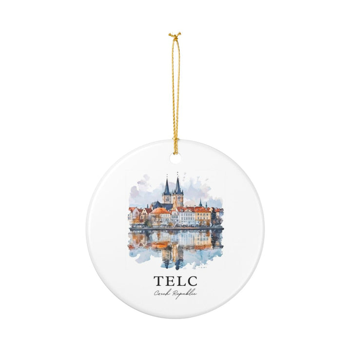 Telc Czech Republic Ornament: Unique Telc Souvenir, Telc Czech Republic Xmas Decor, and Authentic Telc Gift