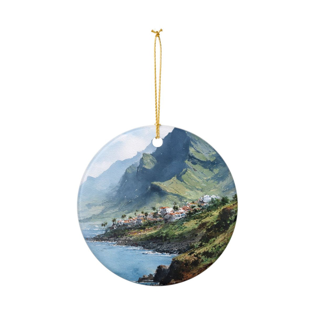 Tenerife Ornament: Unique Tenerife Souvenir, Tenerife Xmas Decor, and Authentic Tenerife Gift