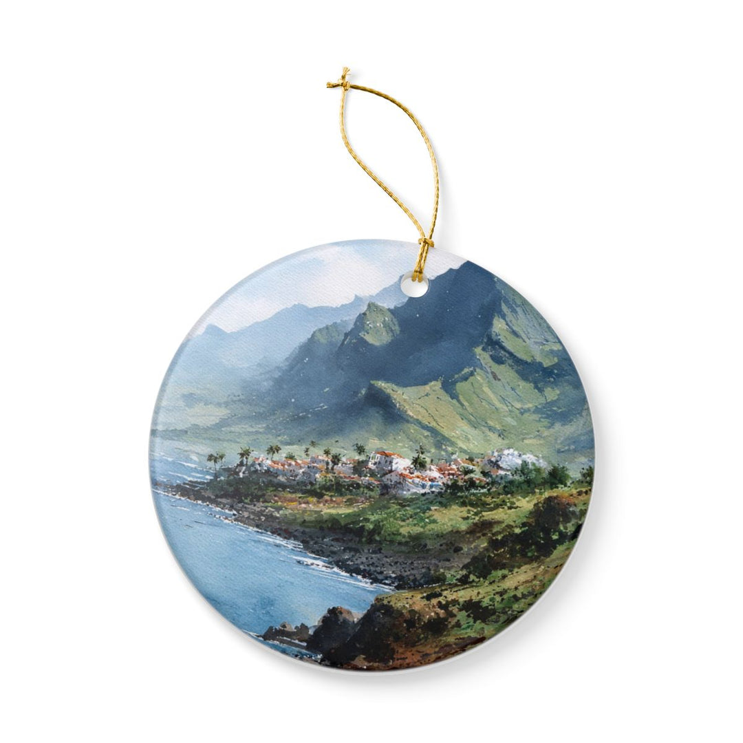 Tenerife Ornament: Unique Tenerife Souvenir, Tenerife Xmas Decor, and Authentic Tenerife Gift