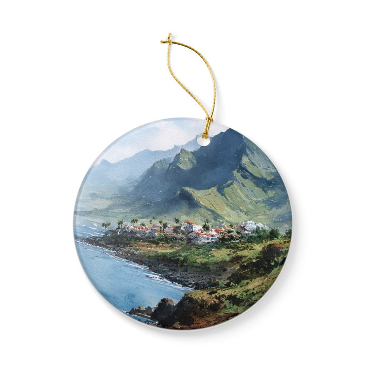 Tenerife Ornament: Unique Tenerife Souvenir, Tenerife Xmas Decor, and Authentic Tenerife Gift