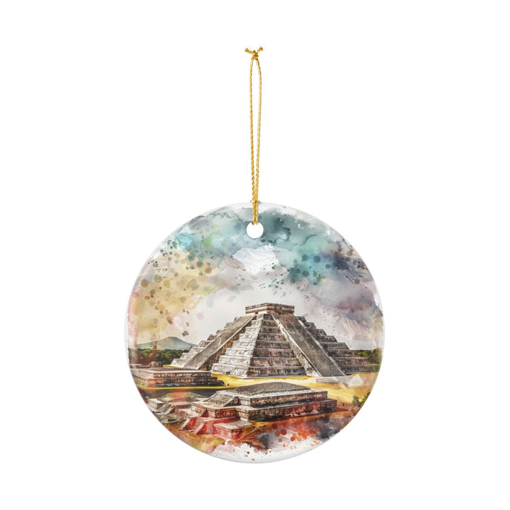 Teotihuacan Ornament: Unique Teotihuacan Souvenir, Teotihuacan Xmas Decor, and Authentic Teotihuacan Gift
