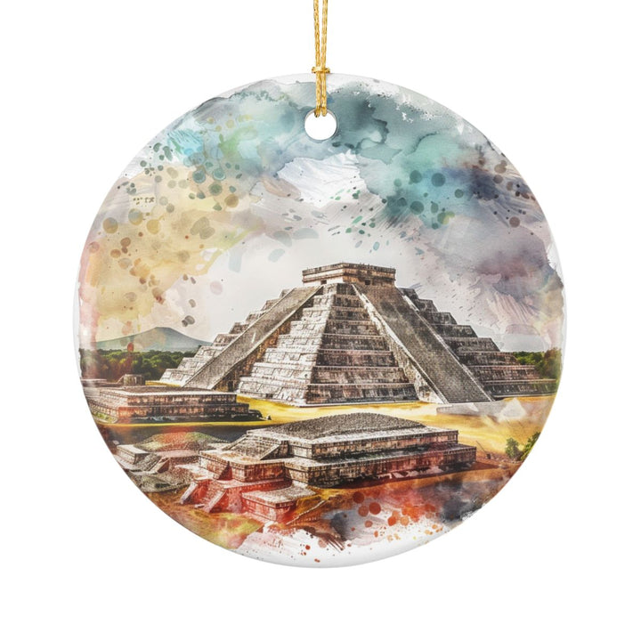 Teotihuacan Ornament: Unique Teotihuacan Souvenir, Teotihuacan Xmas Decor, and Authentic Teotihuacan Gift