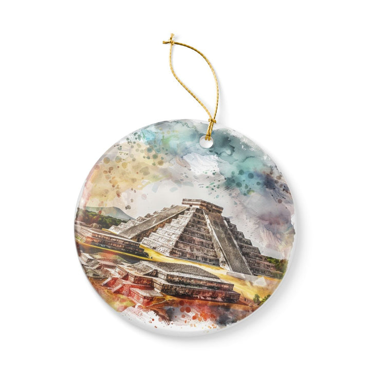 Teotihuacan Ornament: Unique Teotihuacan Souvenir, Teotihuacan Xmas Decor, and Authentic Teotihuacan Gift