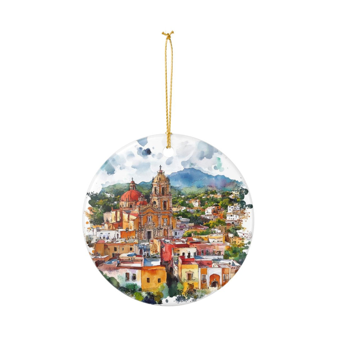 Tequisquiapan Mexico Ornament: Unique Tequisquiapan Souvenir, Tequisquiapan Mexico Xmas Decor, and Authentic Tequisquiapan Gift