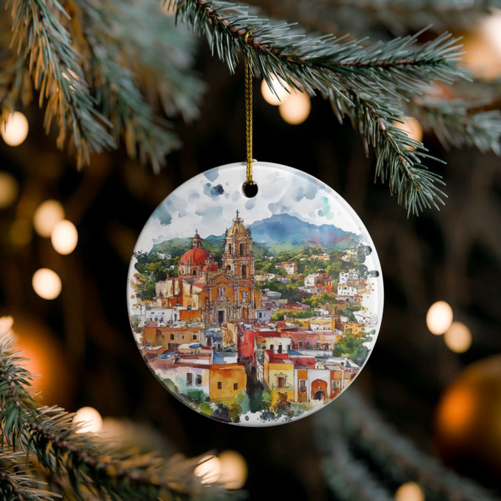 Tequisquiapan Mexico Ornament: Unique Tequisquiapan Souvenir, Tequisquiapan Mexico Xmas Decor, and Authentic Tequisquiapan Gift