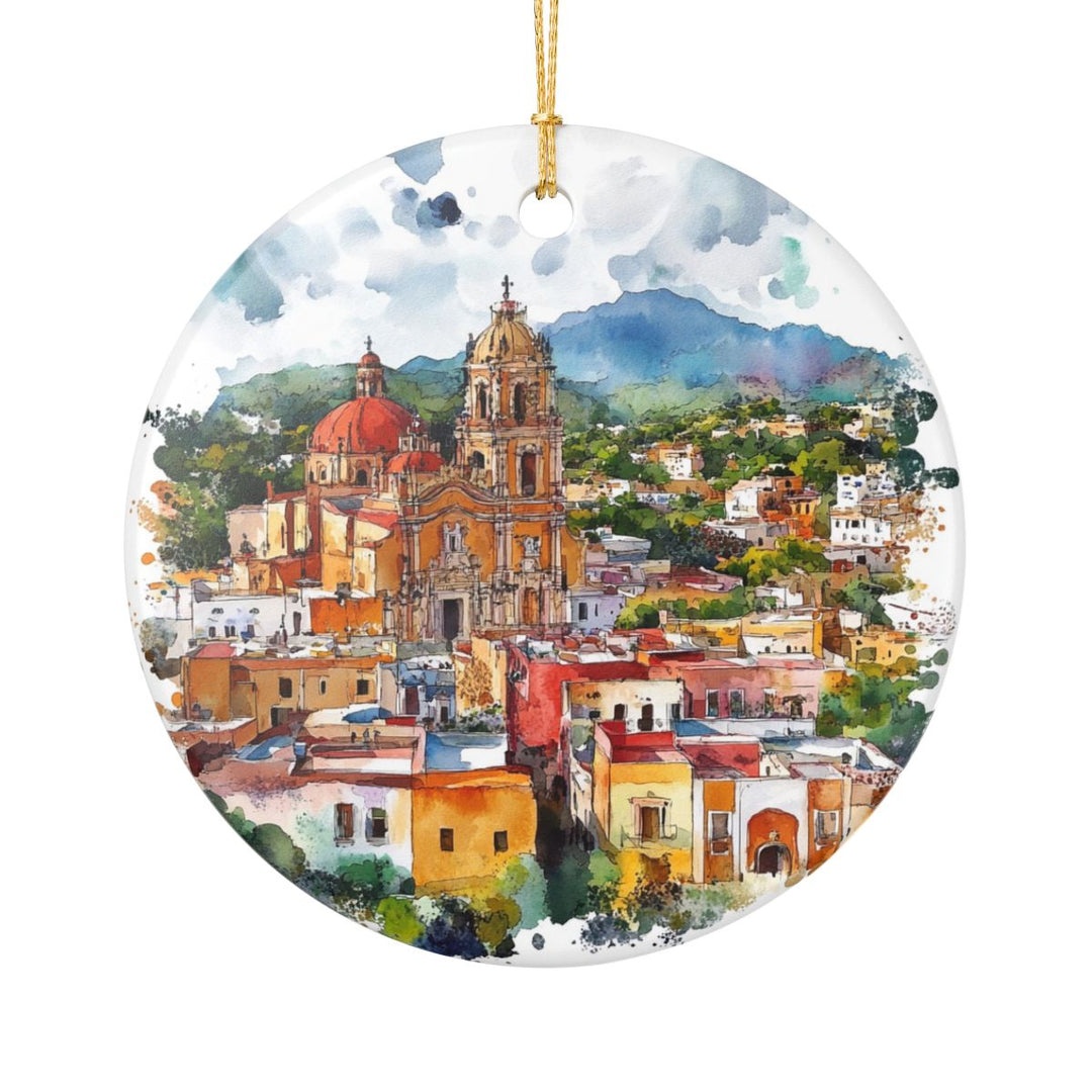 Tequisquiapan Mexico Ornament: Unique Tequisquiapan Souvenir, Tequisquiapan Mexico Xmas Decor, and Authentic Tequisquiapan Gift