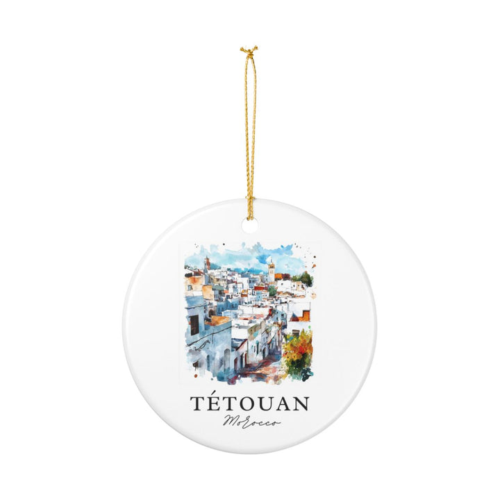 Tétouan Morocco Ornament: Unique Tétouan Souvenir, Tétouan Morocco Xmas Decor, and Authentic Tétouan Gift