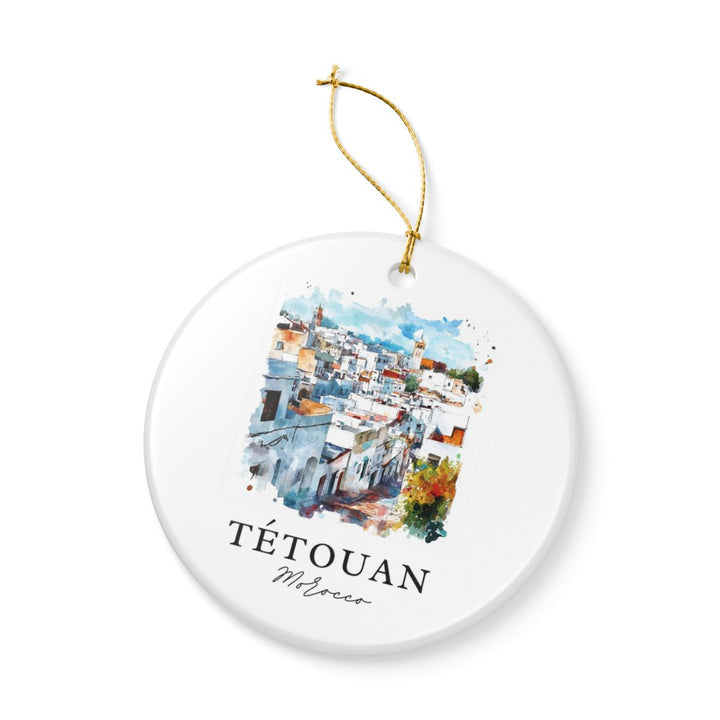Tétouan Morocco Ornament: Unique Tétouan Souvenir, Tétouan Morocco Xmas Decor, and Authentic Tétouan Gift