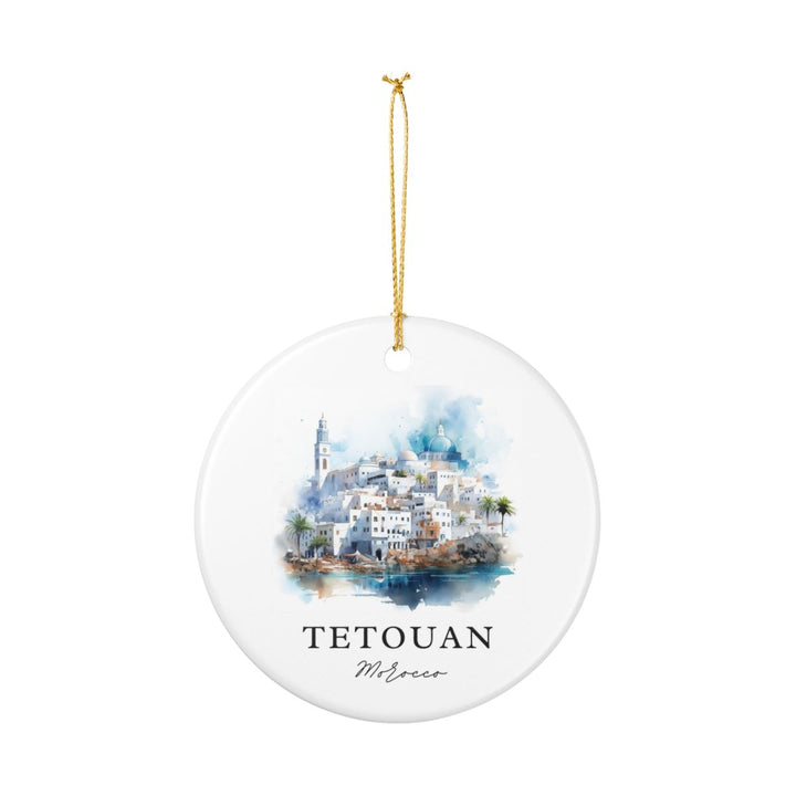 Tetouan Morocco Ornament: Unique Tetouan Souvenir, Tetouan Morocco Xmas Decor, and Authentic Tetouan Gift