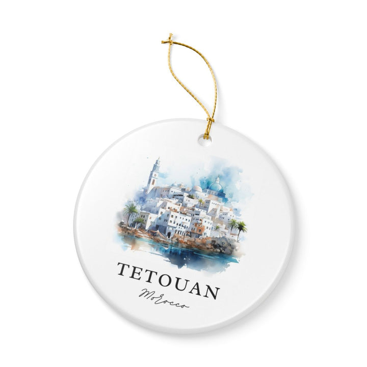 Tetouan Morocco Ornament: Unique Tetouan Souvenir, Tetouan Morocco Xmas Decor, and Authentic Tetouan Gift