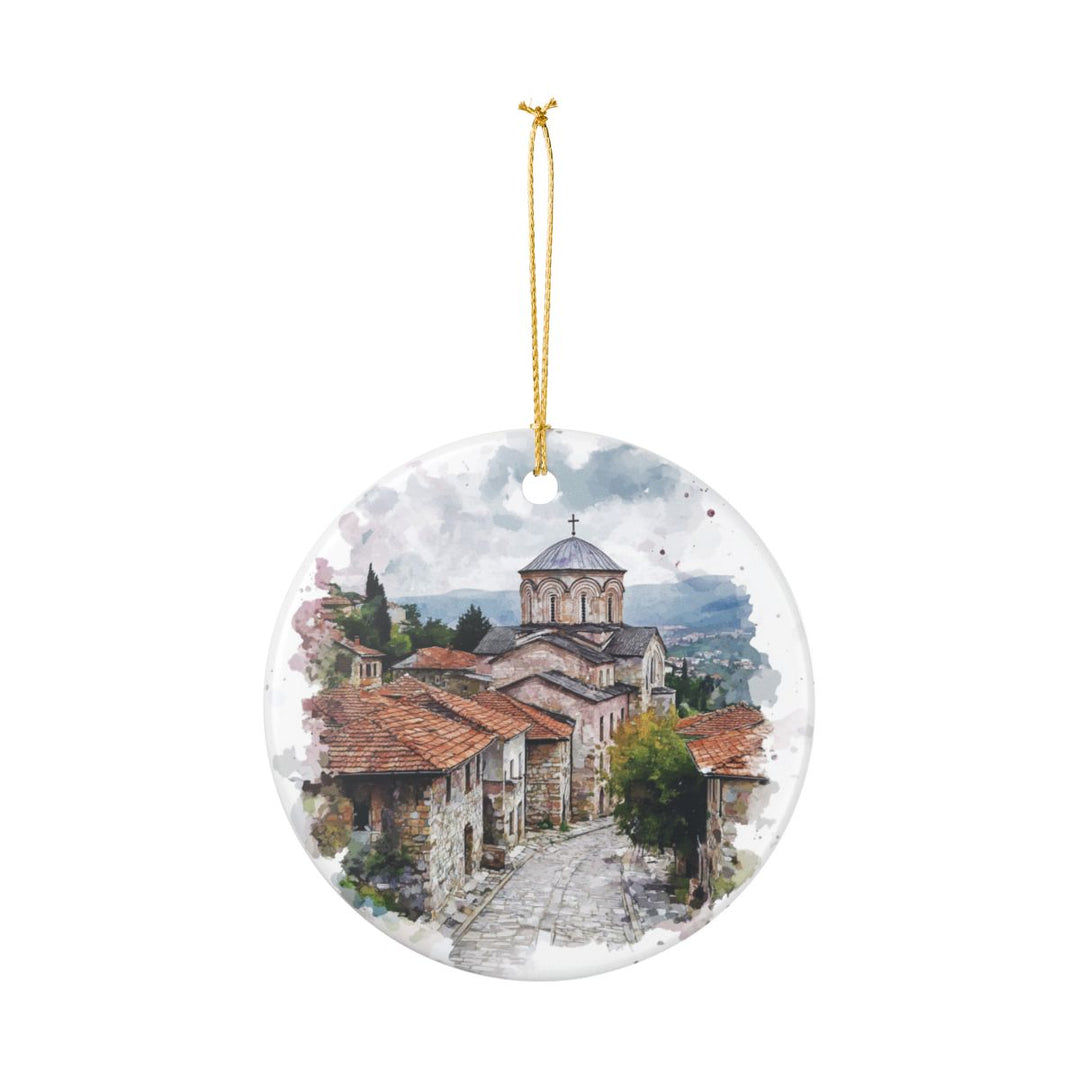 Tetovo North Macedonia Ornament: Unique Tetovo North Macedonia Souvenir, Tetovo North Macedonia Xmas Decor, and Authentic Tetovo North Macedonia Gift