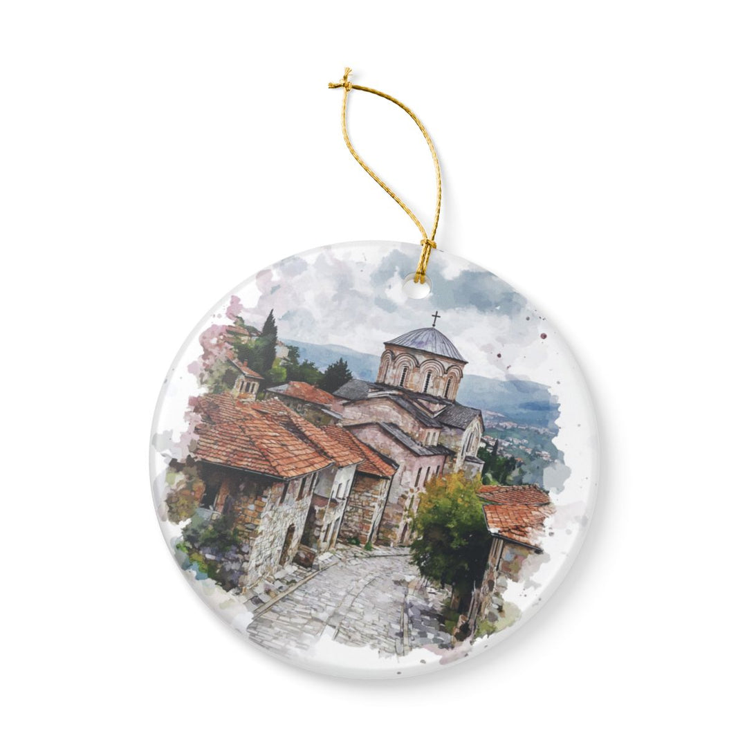 Tetovo North Macedonia Ornament: Unique Tetovo North Macedonia Souvenir, Tetovo North Macedonia Xmas Decor, and Authentic Tetovo North Macedonia Gift