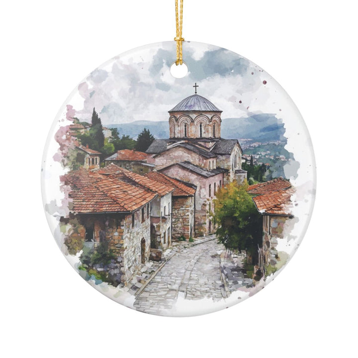 Tetovo North Macedonia Ornament: Unique Tetovo North Macedonia Souvenir, Tetovo North Macedonia Xmas Decor, and Authentic Tetovo North Macedonia Gift