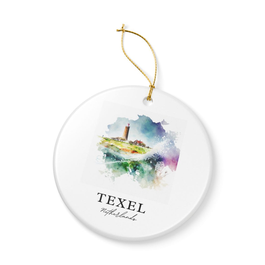 Texel Netherlands Ornament: Unique Texel Souvenir, Texel Netherlands Xmas Decor, and Authentic Texel Gift