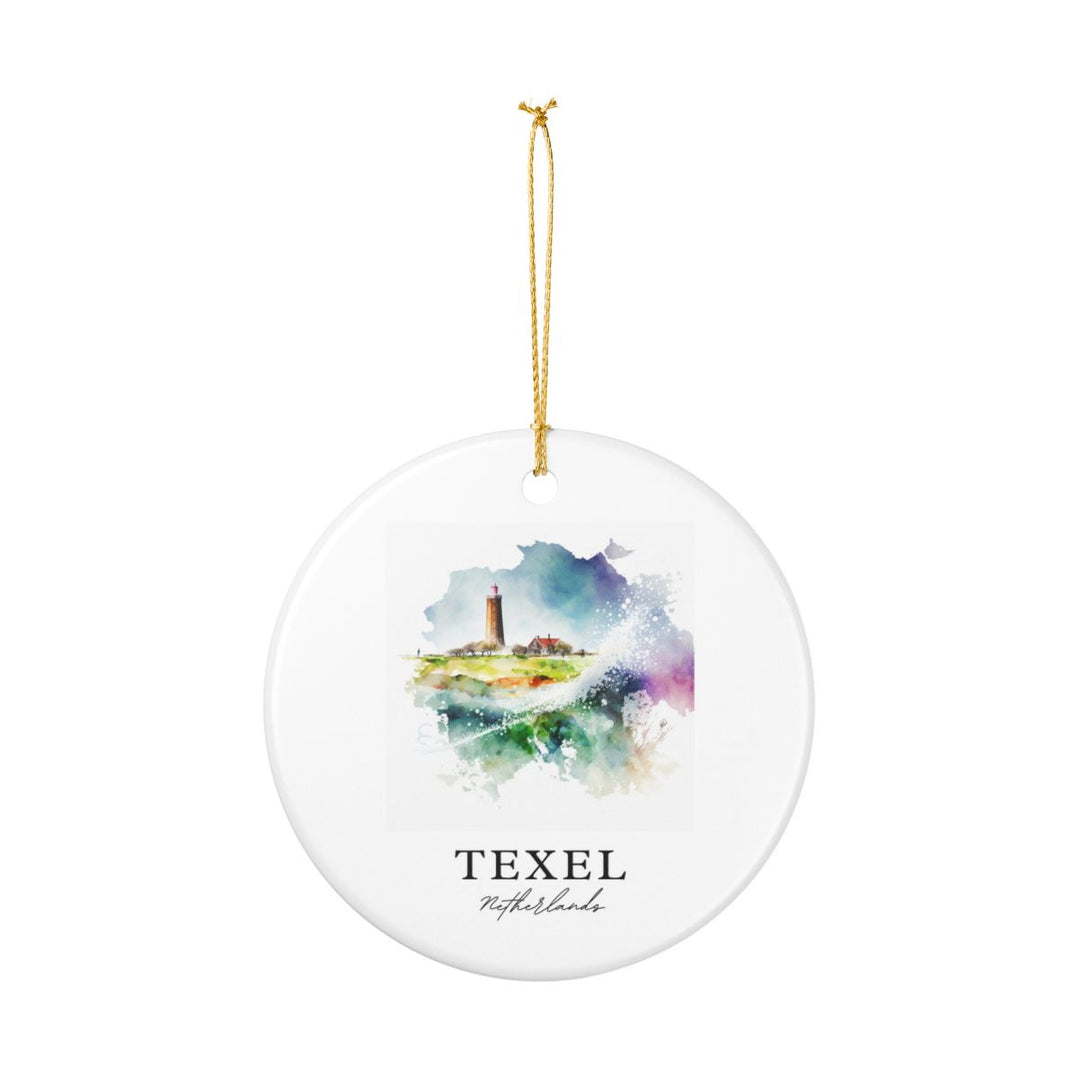 Texel Netherlands Ornament: Unique Texel Souvenir, Texel Netherlands Xmas Decor, and Authentic Texel Gift
