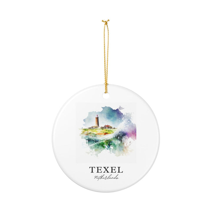 Texel Netherlands Ornament: Unique Texel Souvenir, Texel Netherlands Xmas Decor, and Authentic Texel Gift