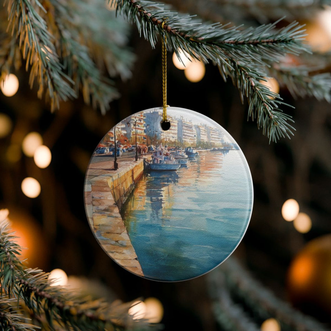 Thessaloniki Ornament: Unique Thessaloniki Souvenir, Thessaloniki Xmas Decor, and Authentic Thessaloniki Gift