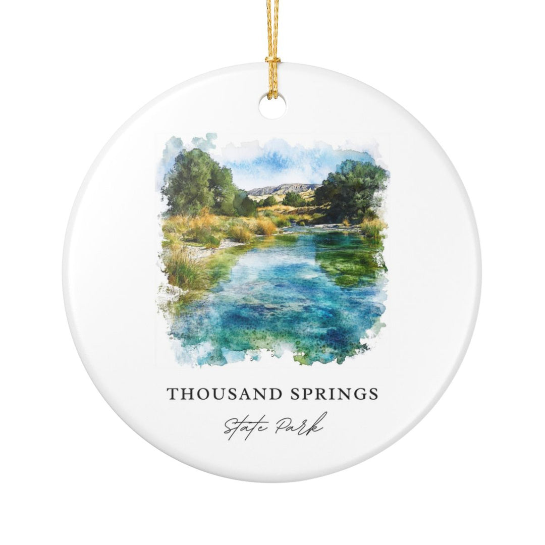 Thousand Springs State Park Idaho Ornament: Unique Thousand Springs State Park Idaho Souvenir, Thousand Springs State Park Idaho Xmas Decor