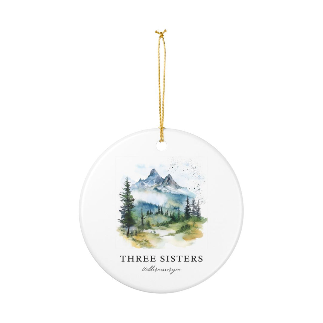 Three Sisters Wildernessoregon Ith Ornament: Unique Three Sisters Wildernessoregon Ith Souvenir, Three Sisters Wildernessoregon Ith Xmas Decor