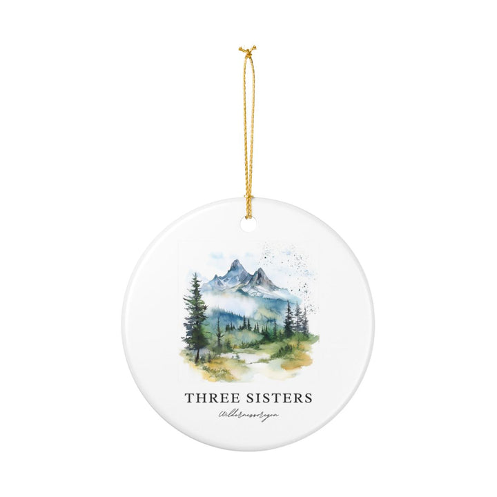 Three Sisters Wildernessoregon Ith Ornament: Unique Three Sisters Wildernessoregon Ith Souvenir, Three Sisters Wildernessoregon Ith Xmas Decor