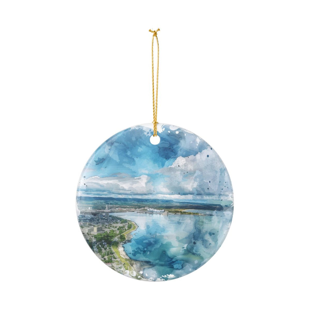 Thunder Bay Ornament: Unique Thunder Bay Souvenir, Thunder Bay Xmas Decor, and Authentic Thunder Bay Gift