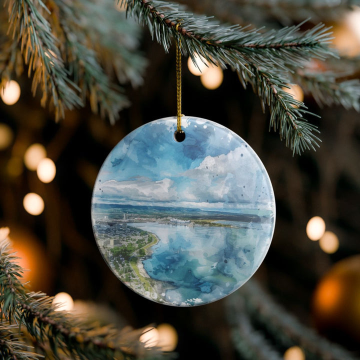 Thunder Bay Ornament: Unique Thunder Bay Souvenir, Thunder Bay Xmas Decor, and Authentic Thunder Bay Gift