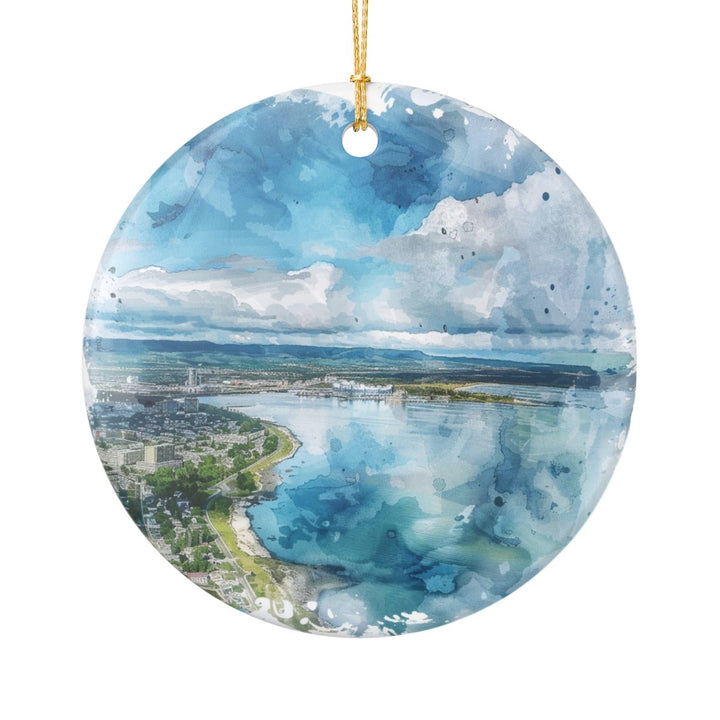 Thunder Bay Ornament: Unique Thunder Bay Souvenir, Thunder Bay Xmas Decor, and Authentic Thunder Bay Gift