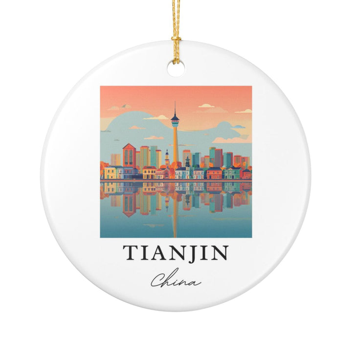 Tianjin China Ornament: Unique Tianjin Souvenir, Tianjin China Xmas Decor, and Authentic Tianjin Gift