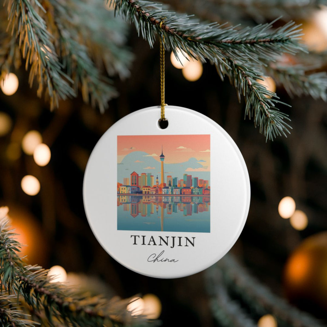 Tianjin China Ornament: Unique Tianjin Souvenir, Tianjin China Xmas Decor, and Authentic Tianjin Gift