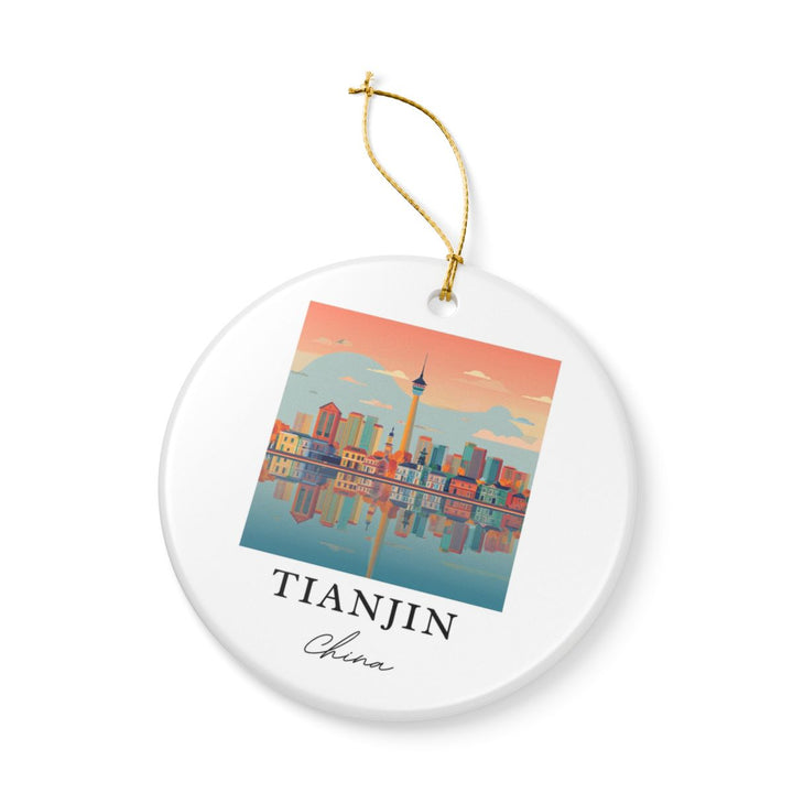 Tianjin China Ornament: Unique Tianjin Souvenir, Tianjin China Xmas Decor, and Authentic Tianjin Gift