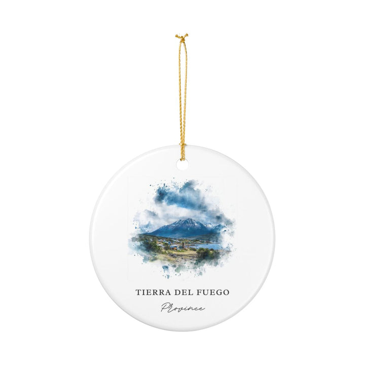 Tierra del Fuego Chile Ornament: Unique Tierra del Fuego Souvenir, Tierra del Fuego Chile Xmas Decor, and Authentic Tierra del Fuego Gift