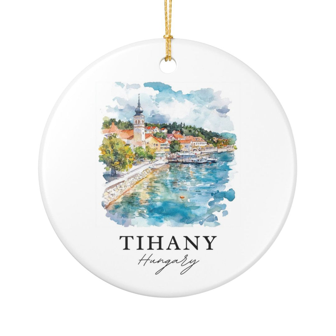 Tihany Ornament: Unique Tihany Souvenir, Tihany Xmas Decor, and Authentic Tihany Gift