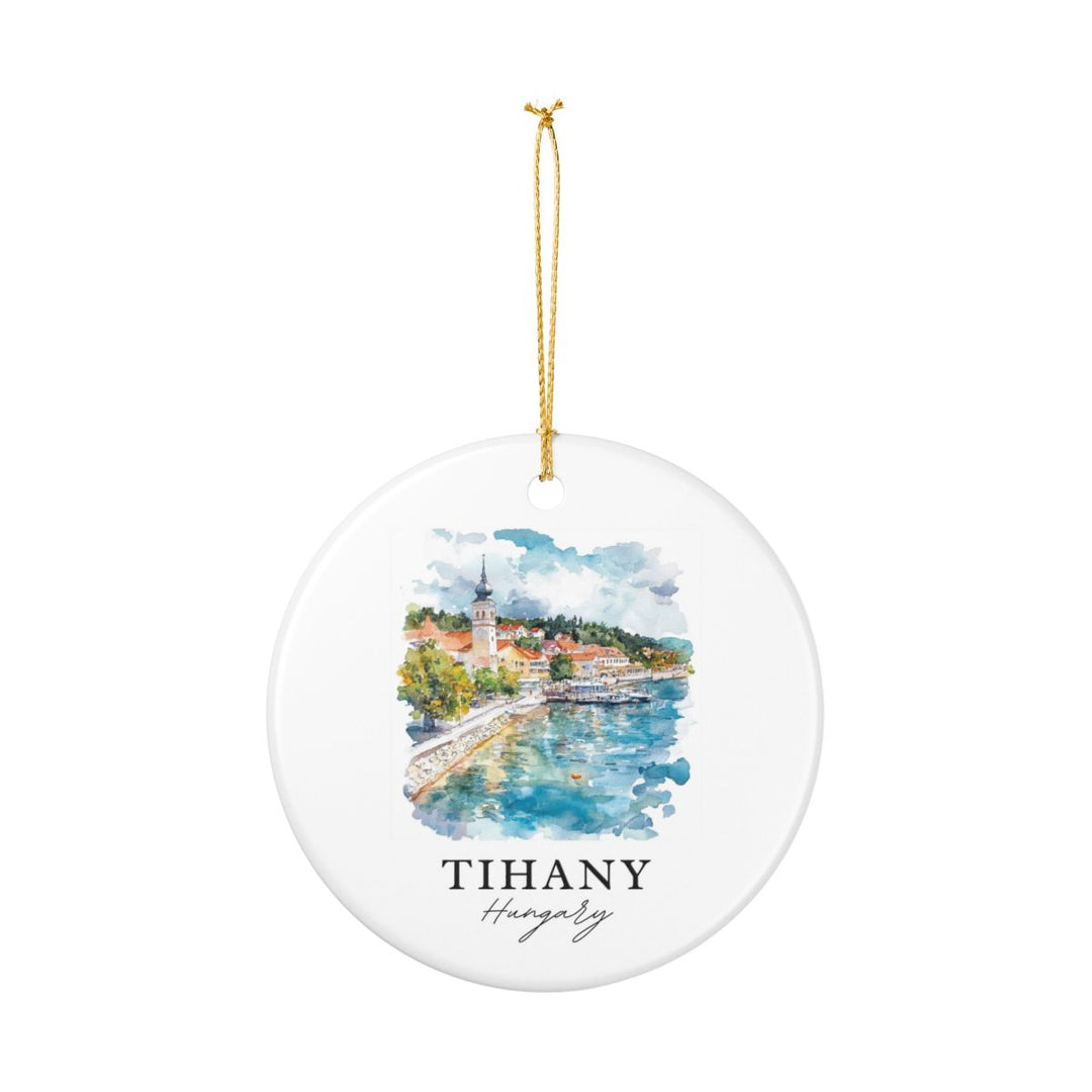 Tihany Ornament: Unique Tihany Souvenir, Tihany Xmas Decor, and Authentic Tihany Gift