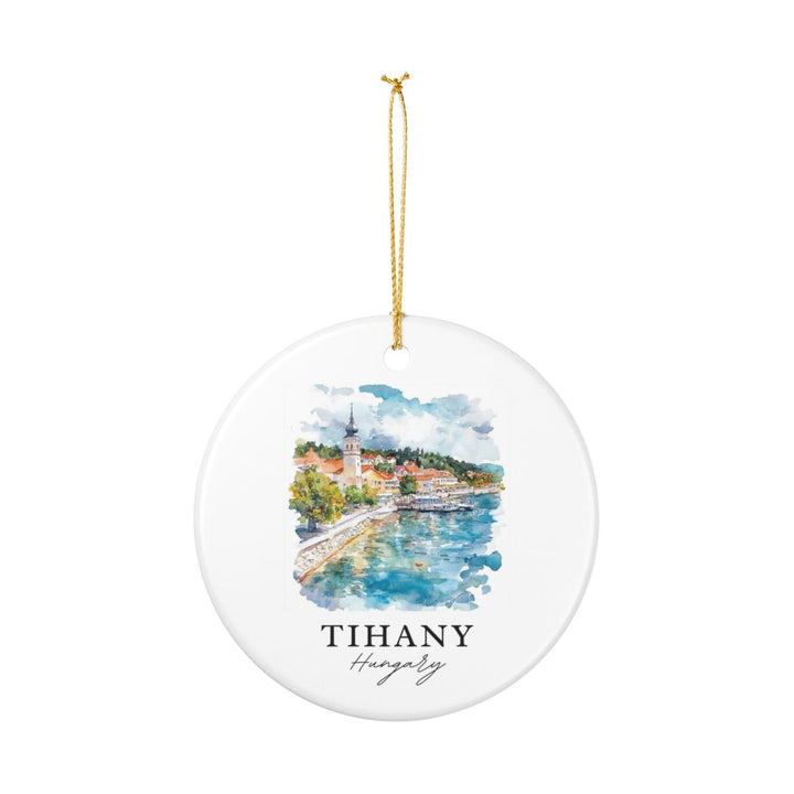 Tihany Ornament: Unique Tihany Souvenir, Tihany Xmas Decor, and Authentic Tihany Gift