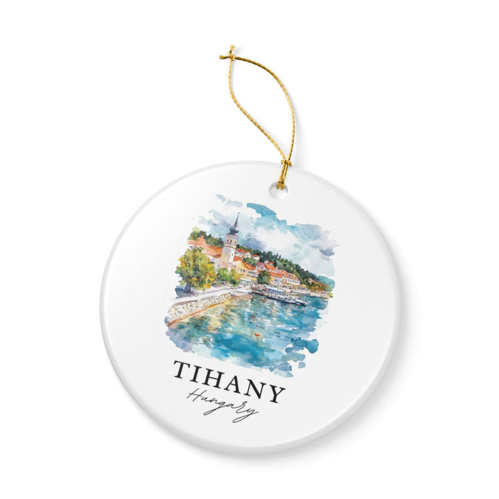 Tihany Ornament: Unique Tihany Souvenir, Tihany Xmas Decor, and Authentic Tihany Gift