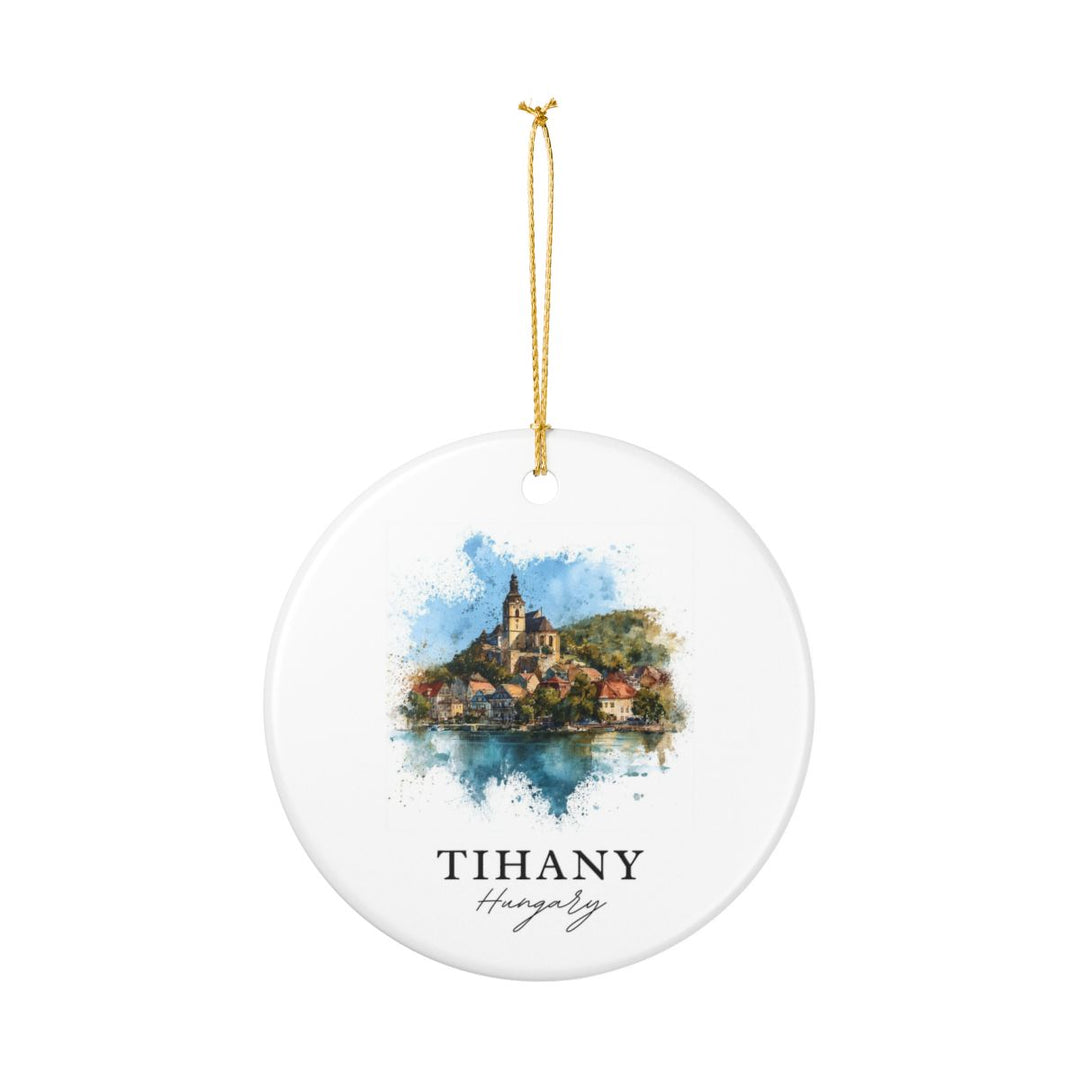 Tihany Ornament: Unique Tihany Souvenir, Tihany Xmas Decor, and Authentic Tihany Gift