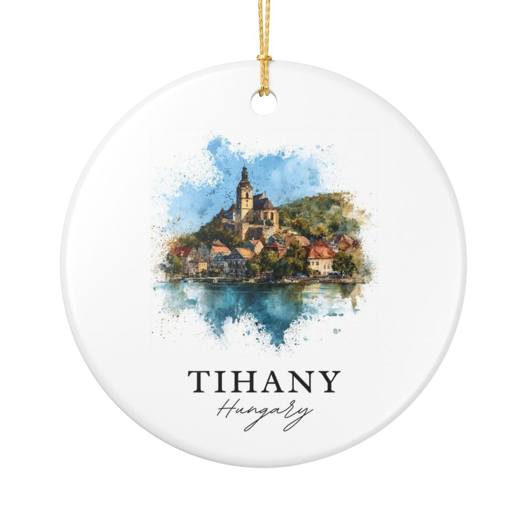 Tihany Ornament: Unique Tihany Souvenir, Tihany Xmas Decor, and Authentic Tihany Gift
