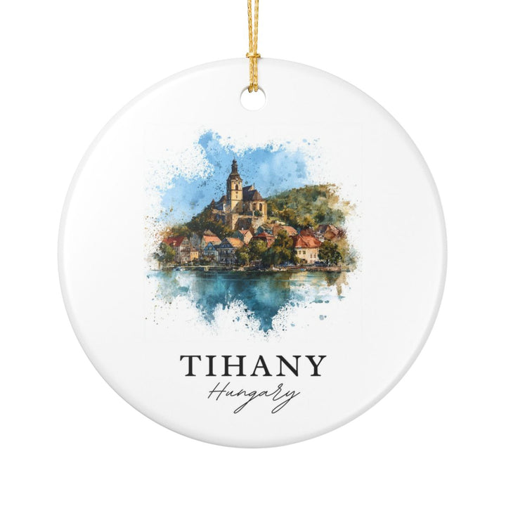 Tihany Ornament: Unique Tihany Souvenir, Tihany Xmas Decor, and Authentic Tihany Gift