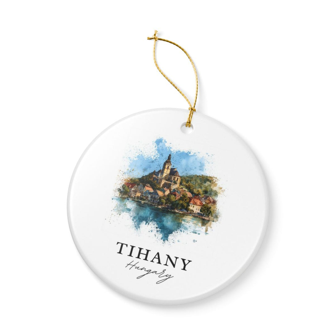 Tihany Ornament: Unique Tihany Souvenir, Tihany Xmas Decor, and Authentic Tihany Gift